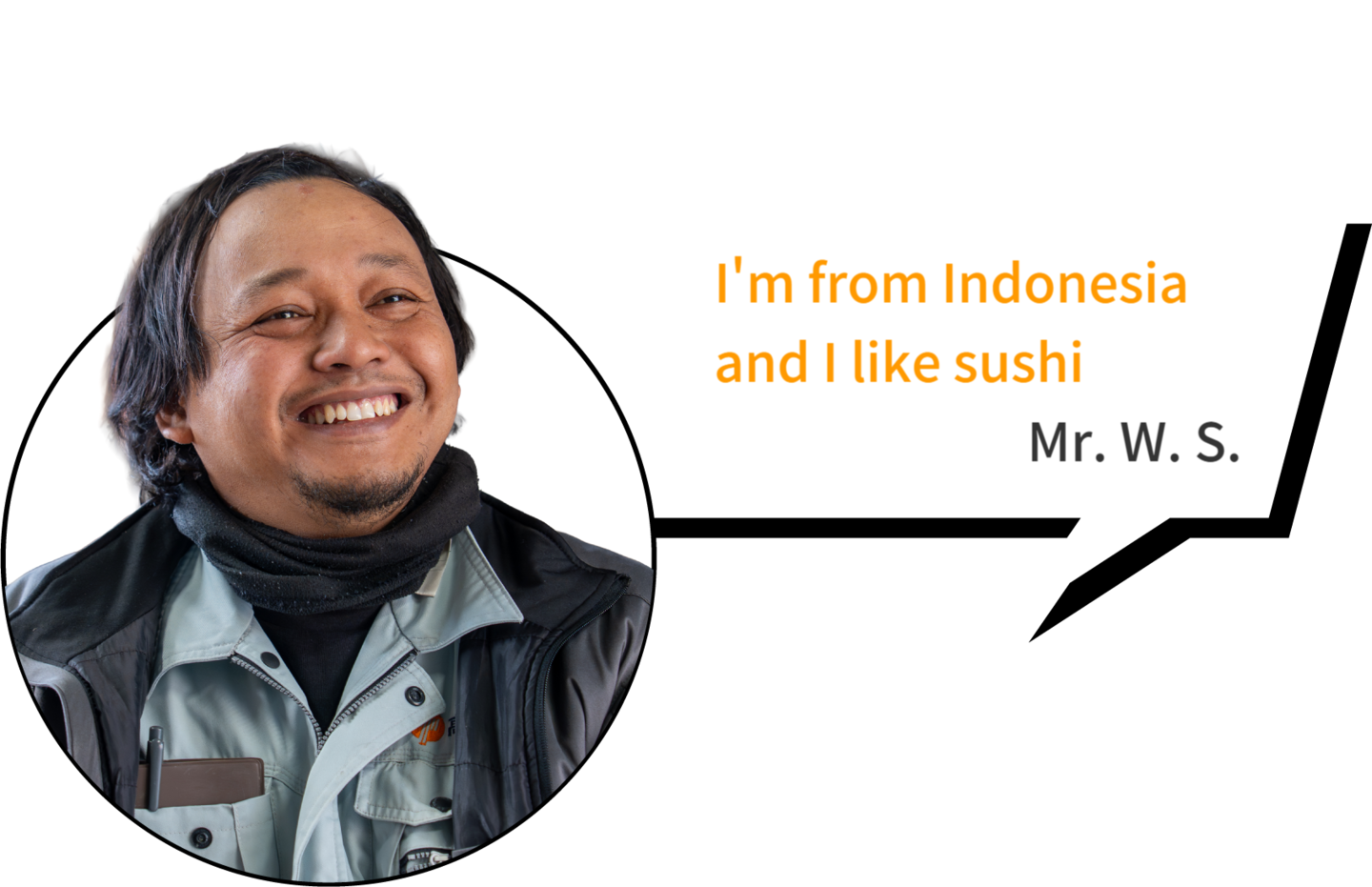 インドネシア出身お寿司が好きです　W・Sさん