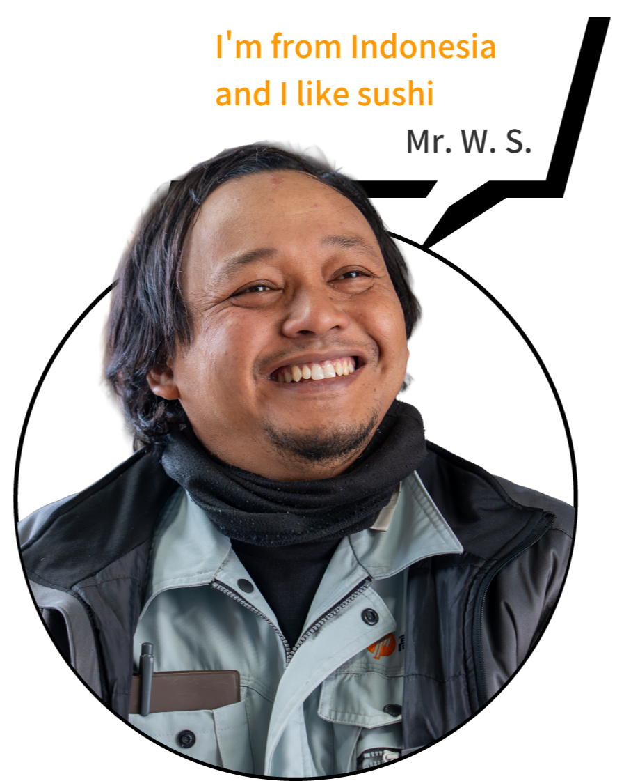インドネシア出身お寿司が好きです　W・Sさん